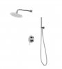 Lavita Podtynkowy zestaw prysznicowy z deszczownicą Orion Chrome 5900378341574